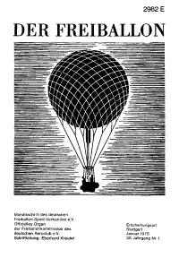 Titel Der Freiballon Heft 1/1975
